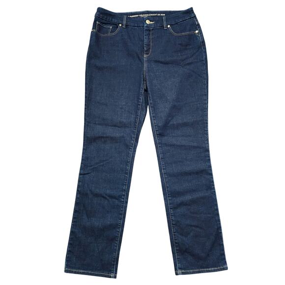 Chico's Girlfriend Straight Leg Jean Chico's Size 1.5S US 10 Short - Picture 1 of 5